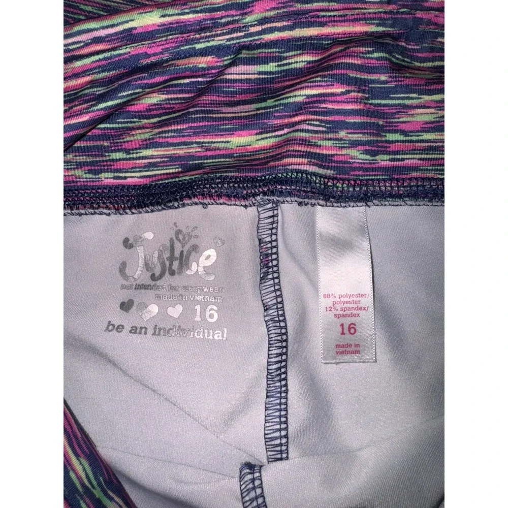 Youth Girls Multicolored Justice Leggings‎